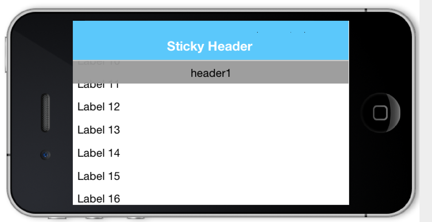 Sticky Headers